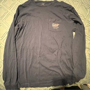 Vineyard Vines Classic Navy Long Sleeve Tee